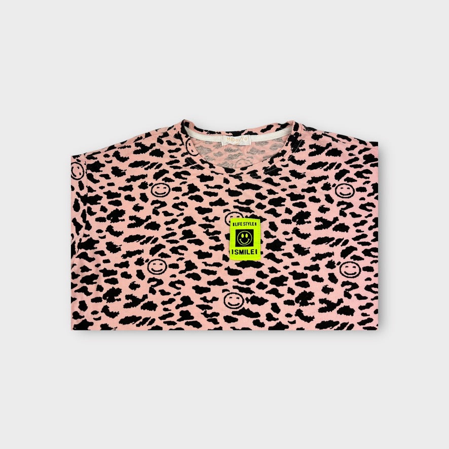 Smile Motif Tee, Size 11