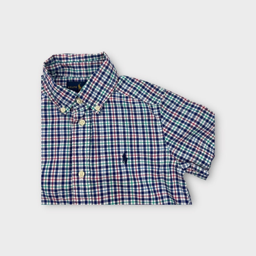 Ralph Lauren Short Sleeve Check Shirt, Size 3