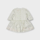 Aubrie Long Sleeve White Dress, Size 2
