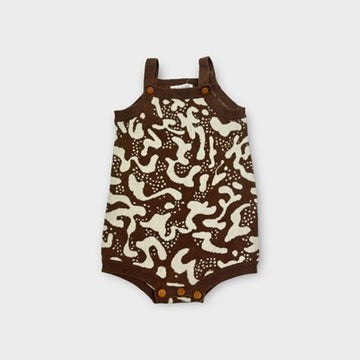 Grown Knitted Romper, Size 1
