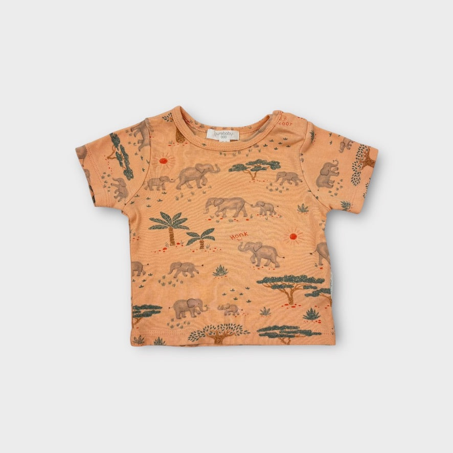 Purebaby Safari T-shirt, Size 000