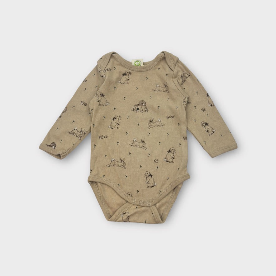 Nature Baby Bunny Bodysuit, Size 00