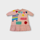 Halycon Nights Colourful Print Dress, Size 1