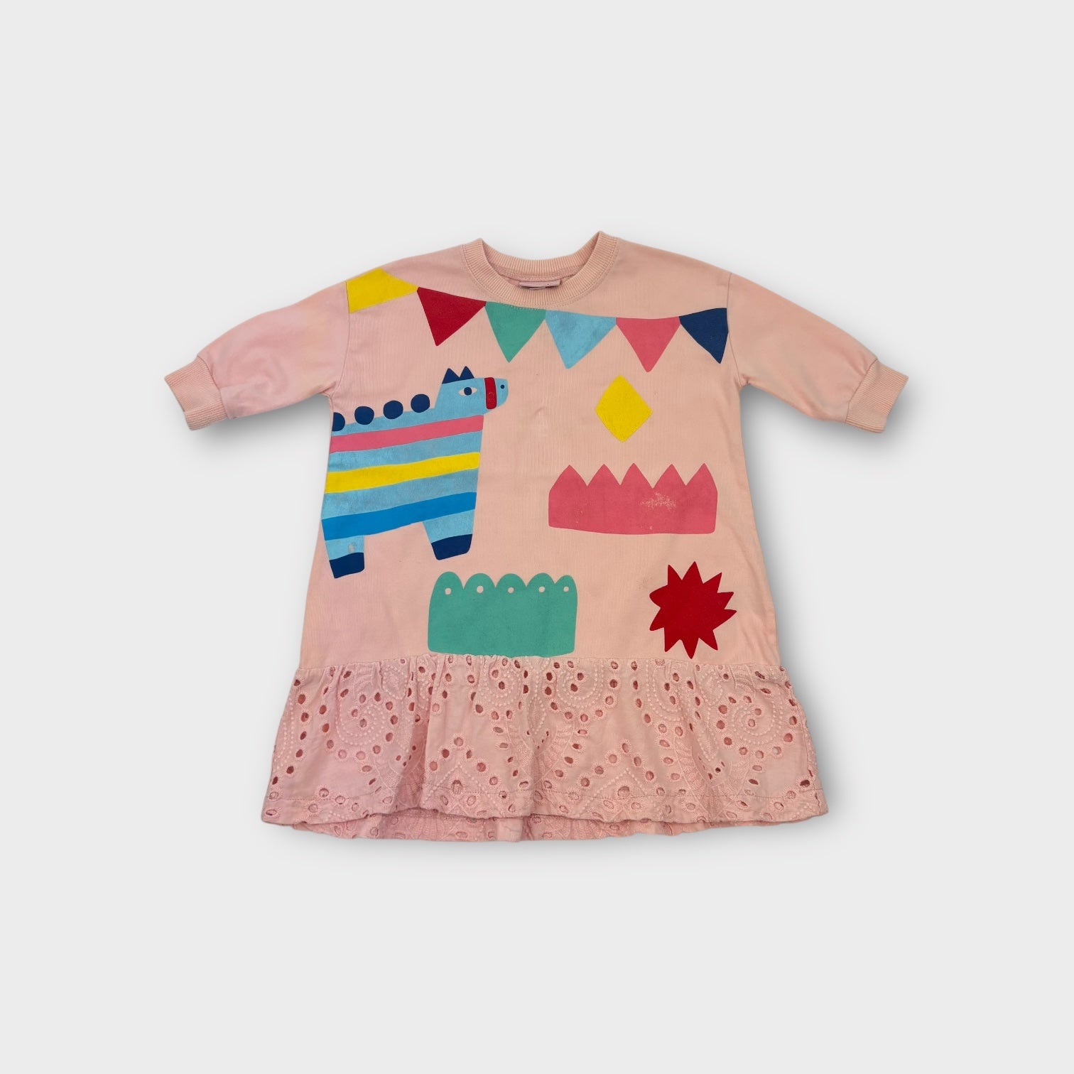 Halycon Nights Colourful Print Dress, Size 1