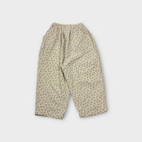 De Marvi Floral Barrel Leg Pants, Size 6-7