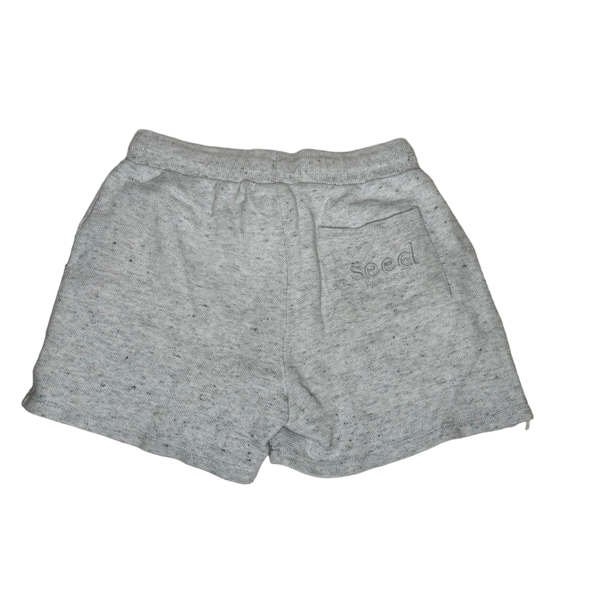 Seed Heritage Grey Marle Pique Shorts, Size 7