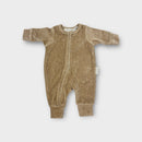 Purebaby Velour Onesie, Size NB
