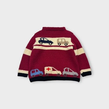 Handmade Transport Jumper, Size 4-5