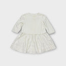 Aubrie Long Sleeve White Dress, Size 2