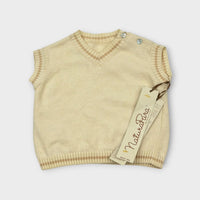 Natura Pura Knit Vest, Size 0