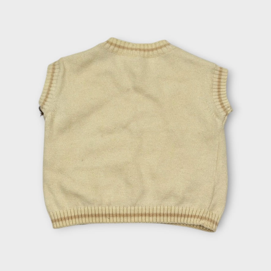 Natura Pura Knit Vest, Size 0