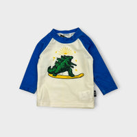 Rock Your Kid Dinosaur Swim Shirt, Size 0