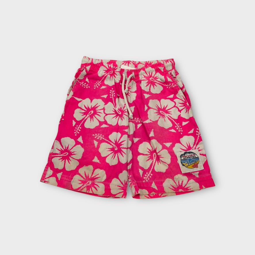 Vintage Pink Hawaiian Shorts, Size 10