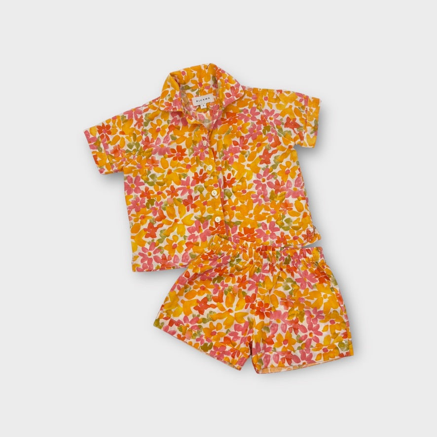 Piyama Floral Sleep Set, Size 1