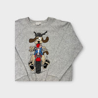 Stella McCartney Kids Grey Bikie Dog Jumper, Size 14