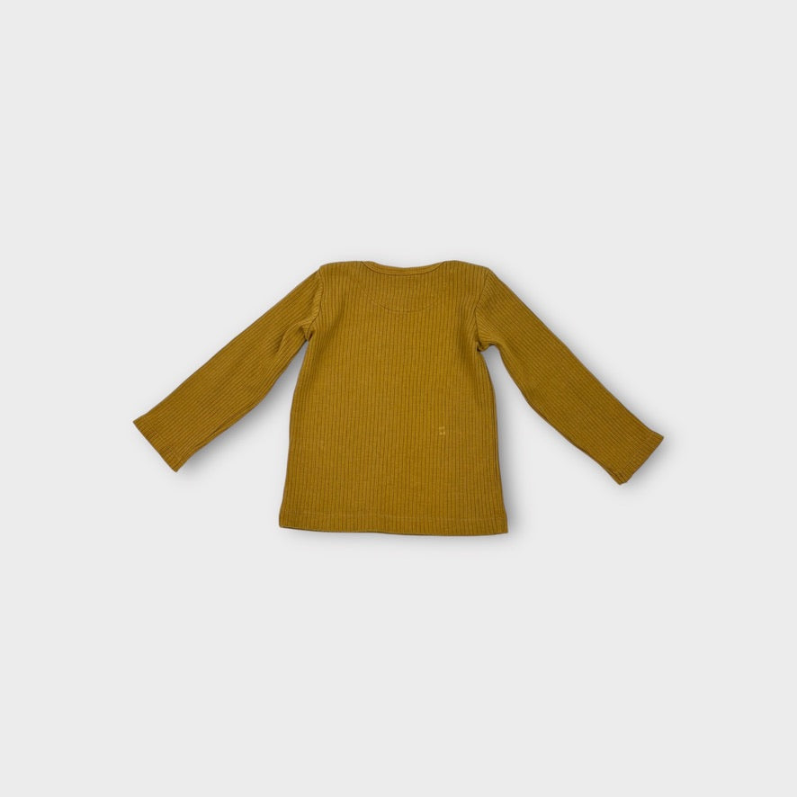 Quincy Mae Ribbed Top, Size 1