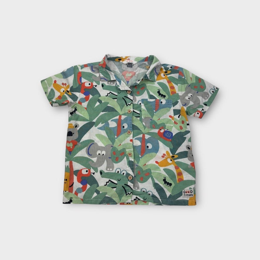 Jack & Milly Jungle Shirt, Size 6