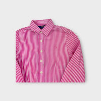 Ralph Lauren Pink Stripe Shirt Dress, Size 7