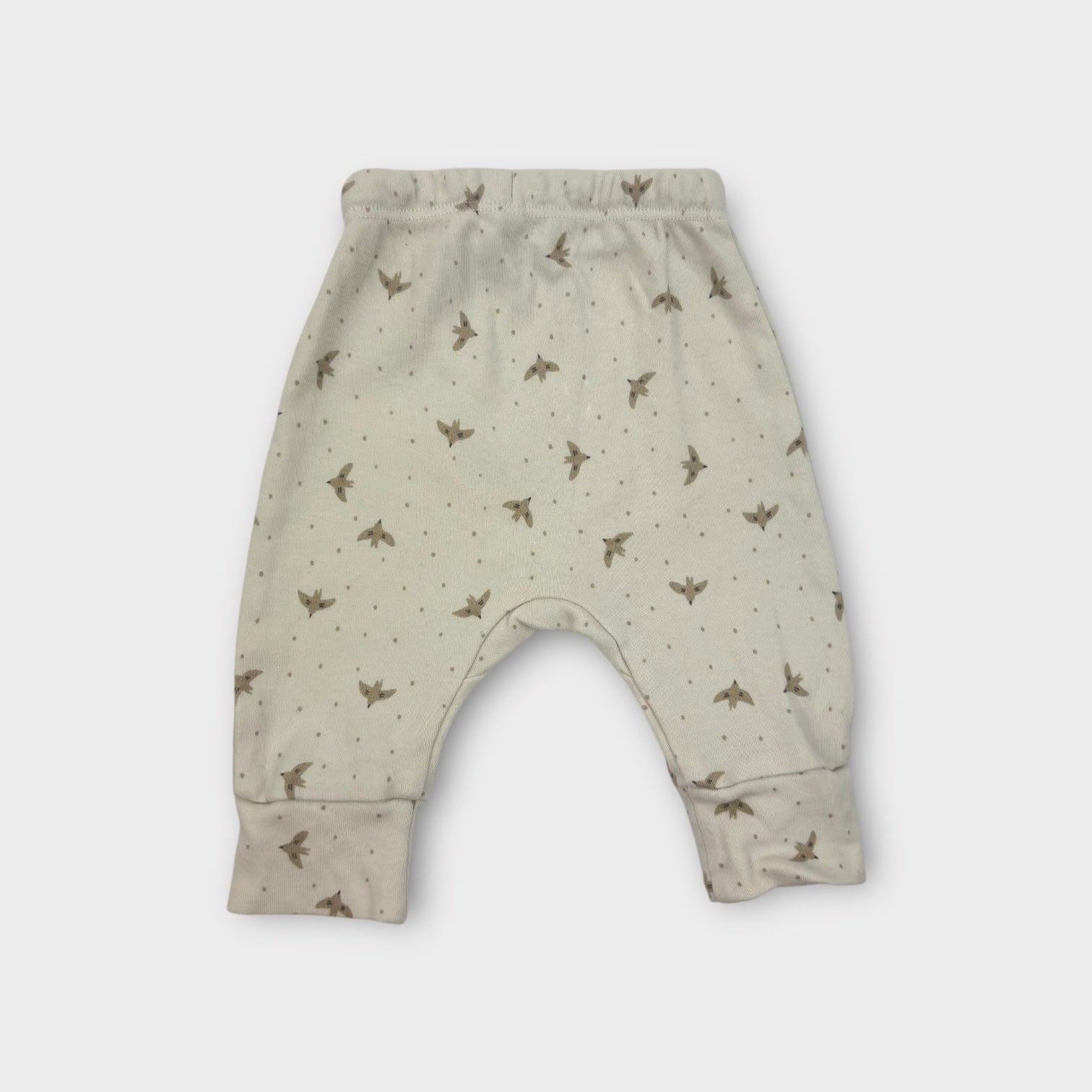 Quincy Mae Dove Print Pants, Size 000