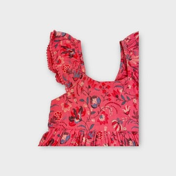 Purebaby PInk Floral Dress, Size 2