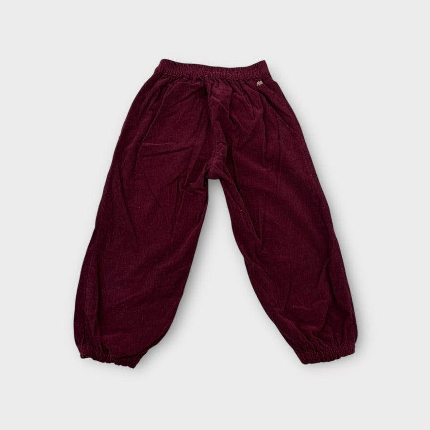 Charcoal Corduroy Pants, Size 3