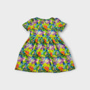 Cheeky Chickadee Chameleon Dress, Size 5