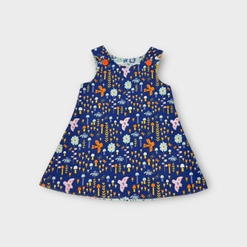 Handmade Reversible Print Dress, Size 3