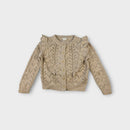 Jamie Kay Cream Open Knit Cardigan, Size 2