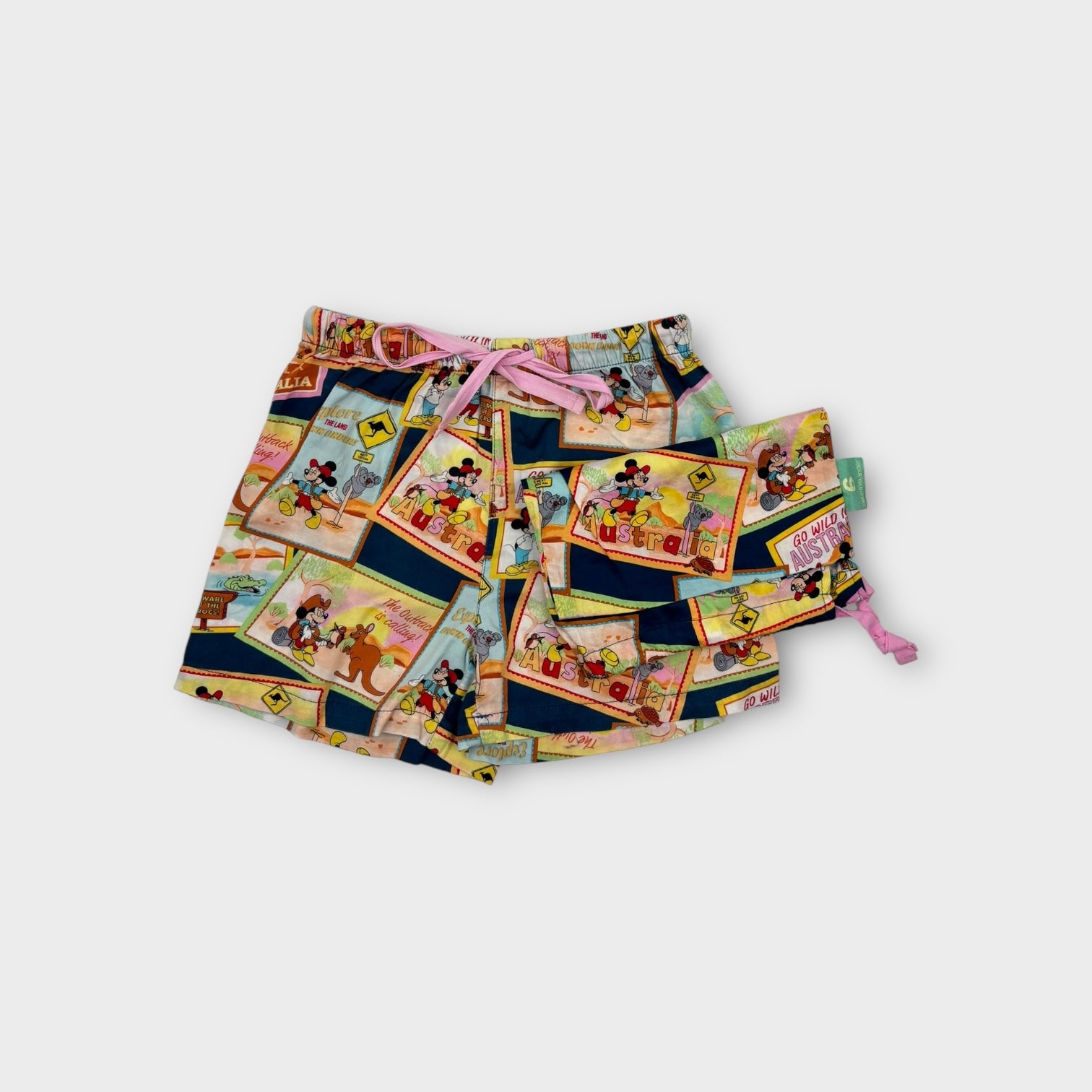 Peter Alexander Mickey in Australia Pyjama Shorts, Size 6
