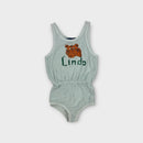 The Animals Observatory Terry Romper, Size 4