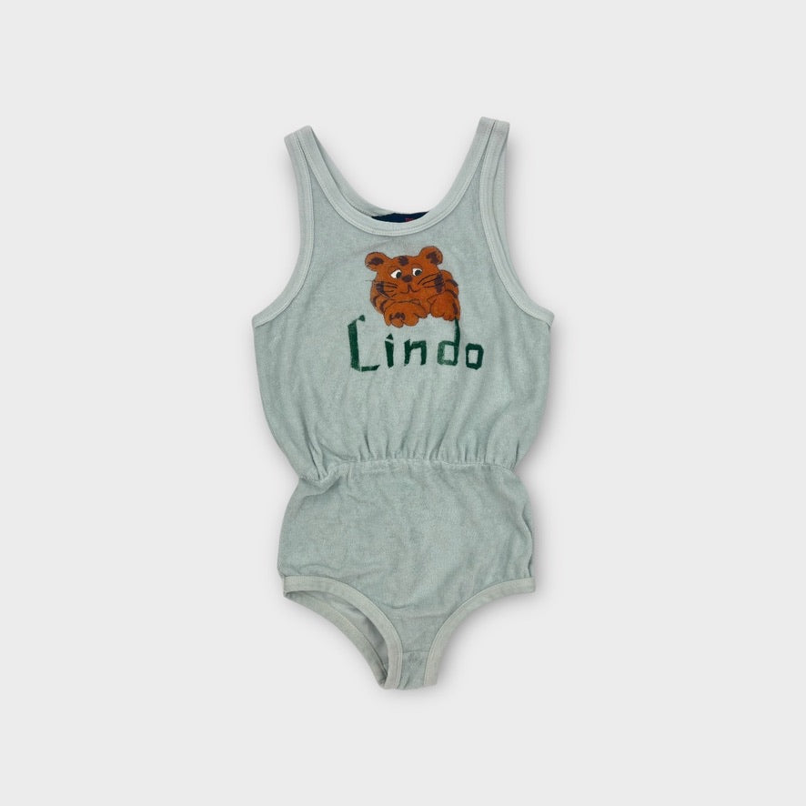 The Animals Observatory Terry Romper, Size 4