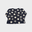 Zara Spot Long Sleeve Top, Size 0