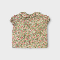Le Petit Enfant Floral Blouse, Size 000