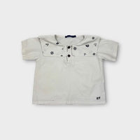Gabriela Figliolia Sailor Collar Top, Size 2