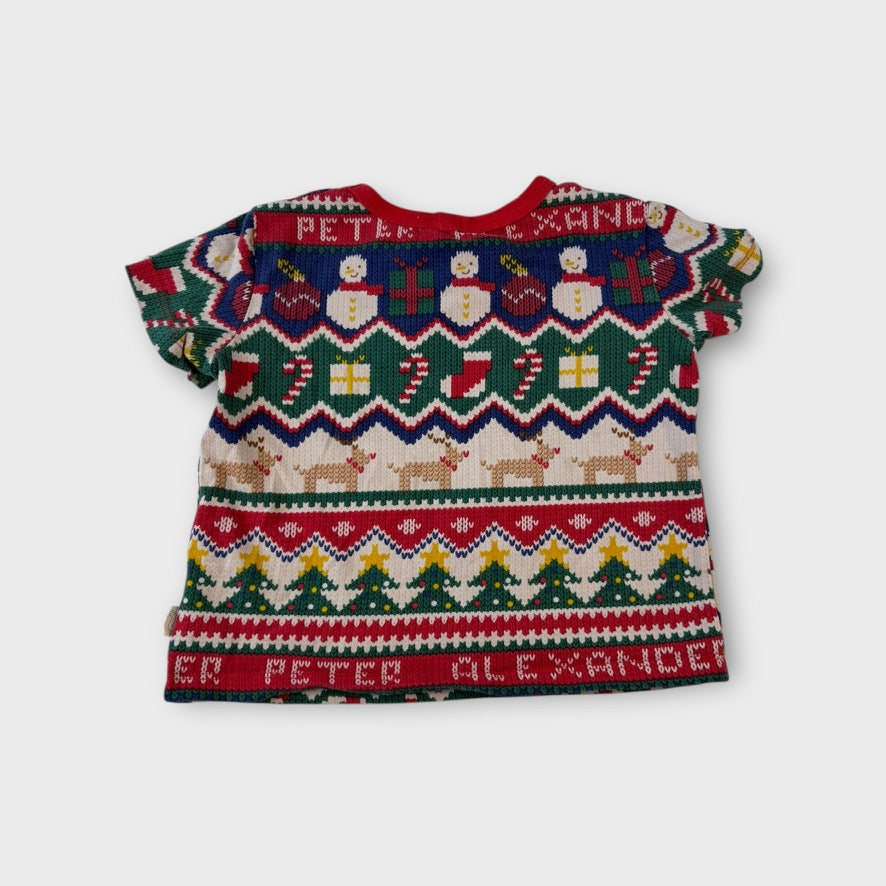 Peter Alexander Christmas Sweater Pyjamas, Size 2