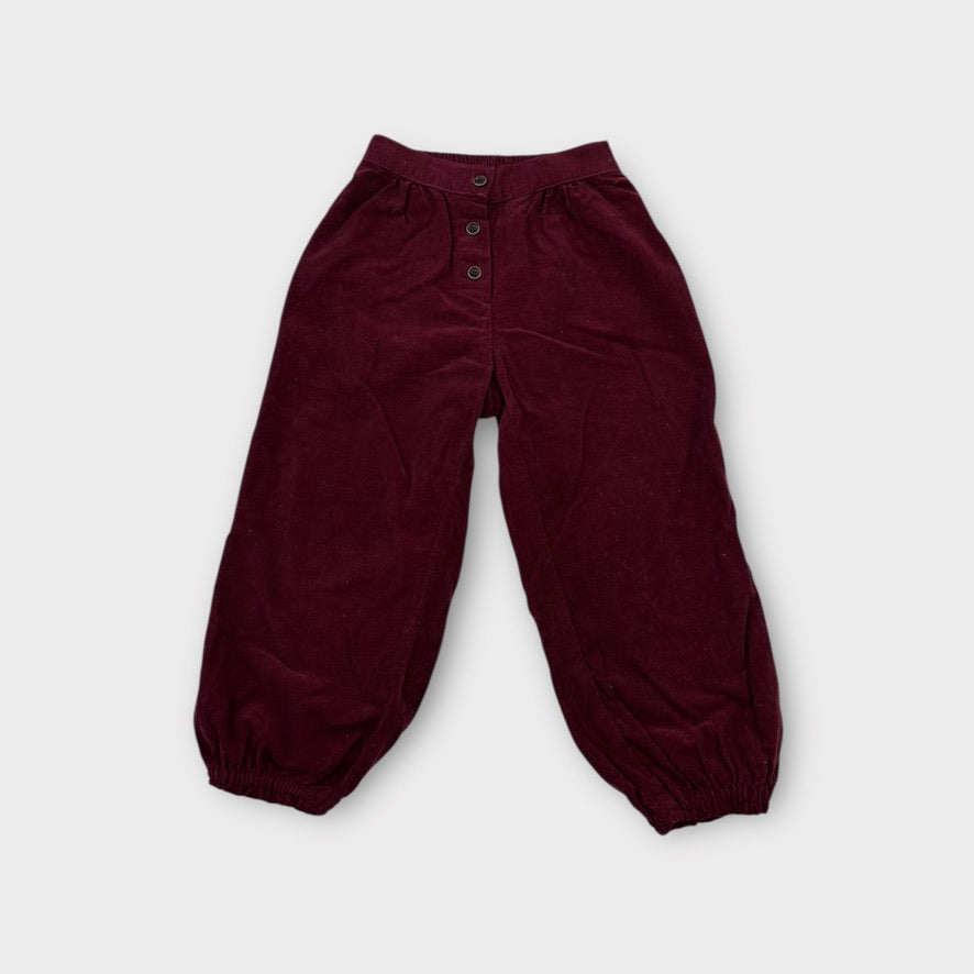 Charcoal Corduroy Pants, Size 3