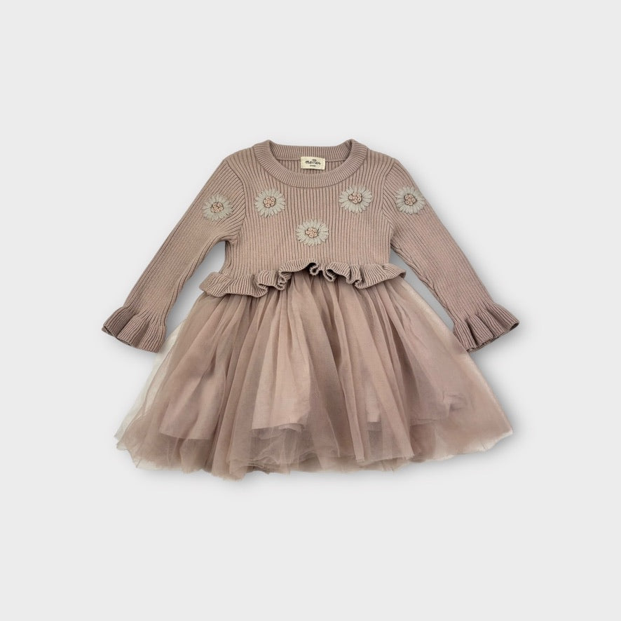 Ma Mer Knitted Tulle Dress, Size 1