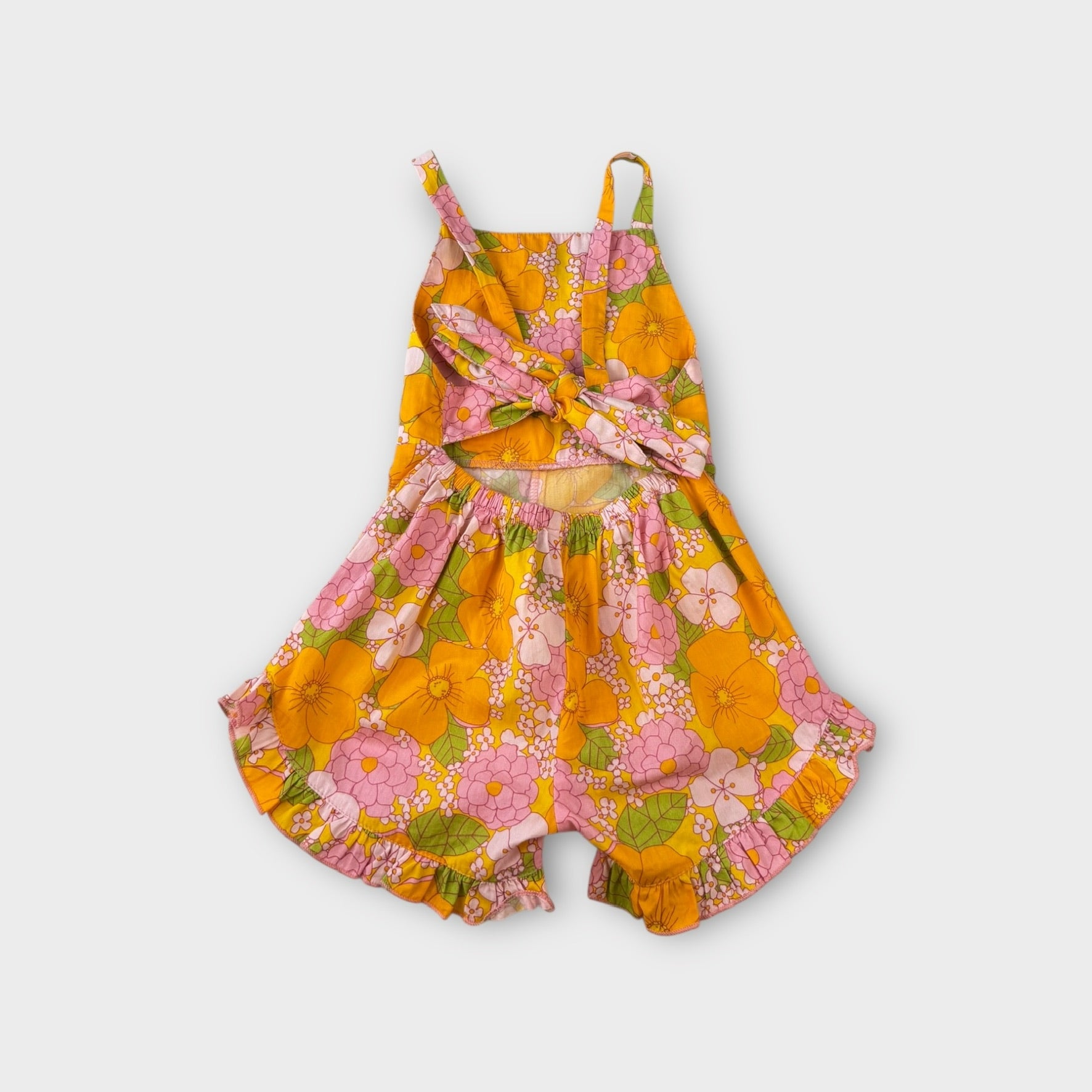 Peggy Floral Romper, Size 2