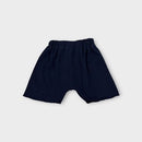 Navy Ribbed Singlet and Shorts Set, Size 4