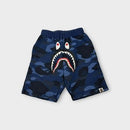 Bape Kids Shark Camo Shorts, Size 5