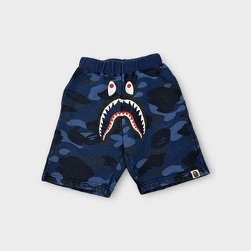 Bape Kids Shark Camo Shorts, Size 5