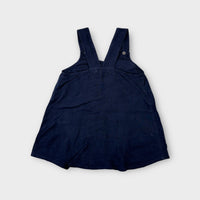 Chloe and Amelie Linen Pinafore Dress, Size 3