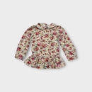 Willow & Jag Floral Blouse, Size 2