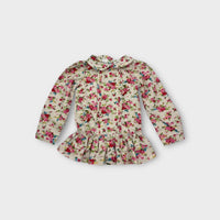 Willow & Jag Floral Blouse, Size 2