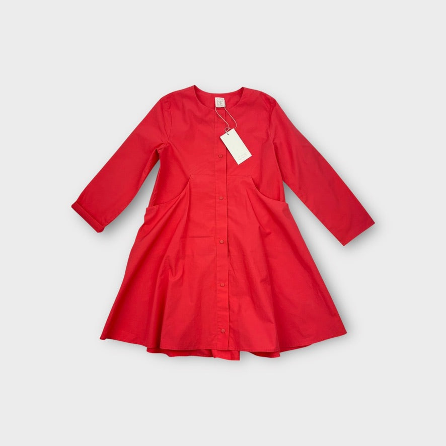 COS Long Sleeve Button Dress, Size 7-8