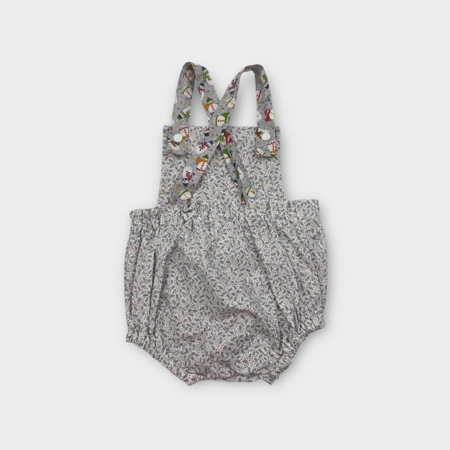 Handmade Snowman Romper, Size 00