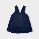 Chloe and Amelie Linen Pinafore Dress, Size 3