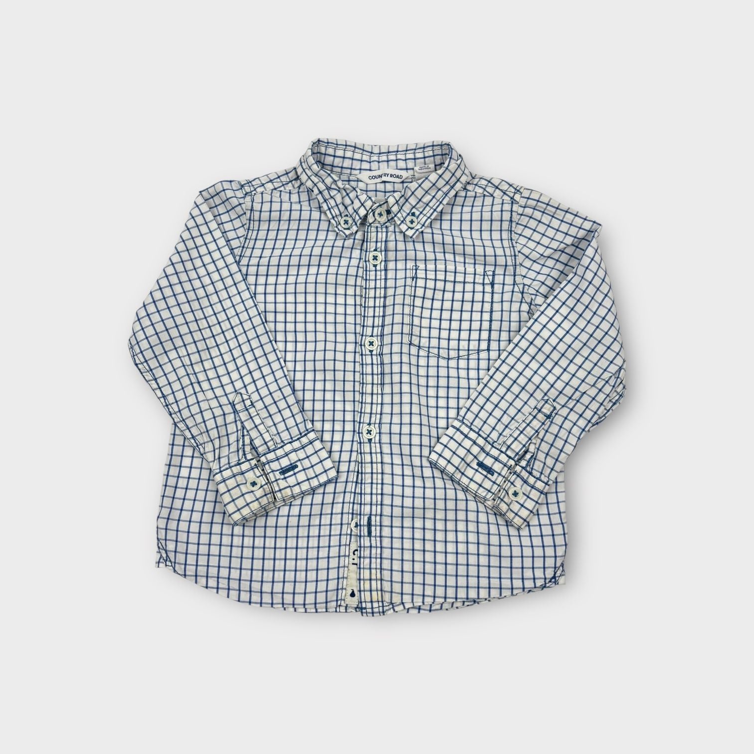 Country Road Gingham Shirt, Size 1