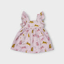 Purebaby Tiger Print Dress, Size 1