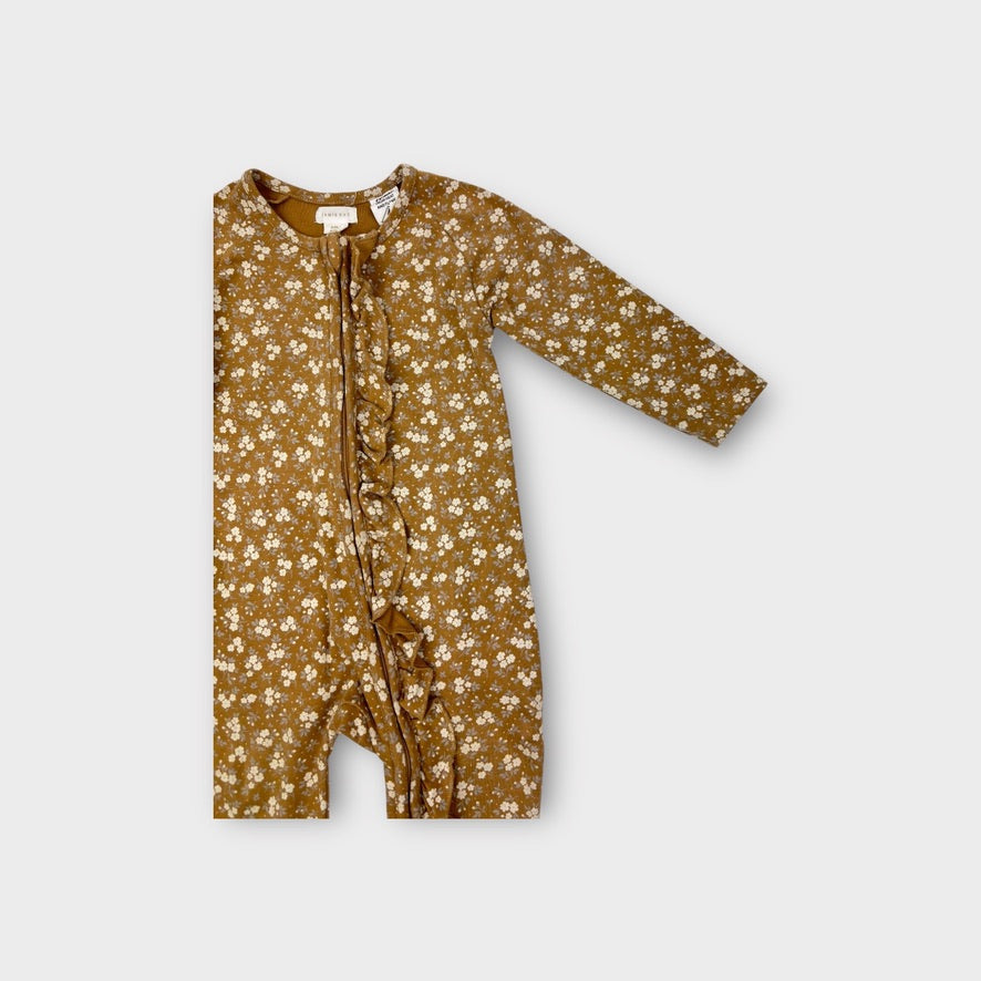 Jamie Kay Floral Frill Onesie, Size 2